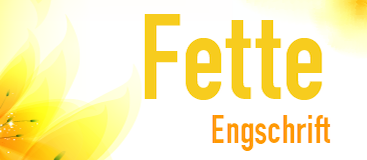 Fette Engschrift Pro